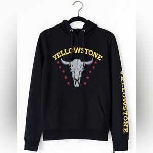 Yellowstone Dutton Ranch Montana NEW W Tags Fleece Lined Hoodie Men's La…